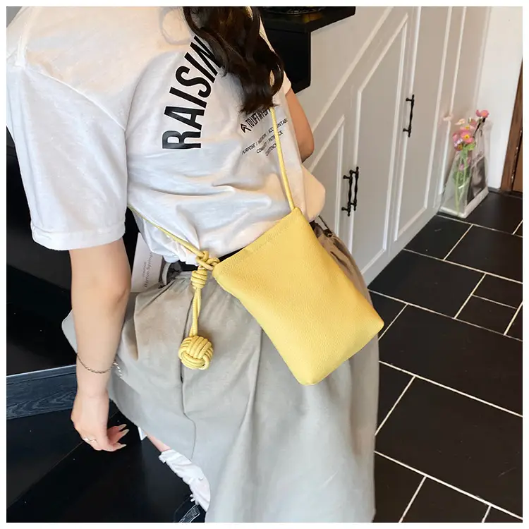 Women Cross Body Mini Phone Bag Beige 2025 — feature 12