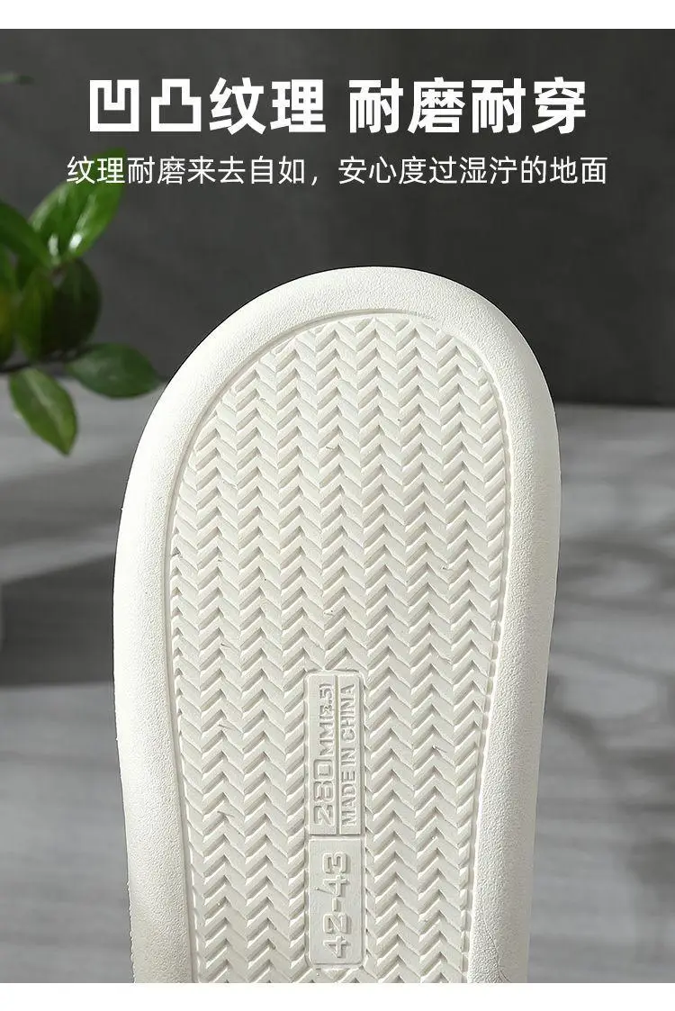 Men's down Cotton Slippers, Men's Winter Bag Heels, Home Plus Velvet Warm Couple Waterproof Cotton Slippers for Women to Wear Outside — feature 9