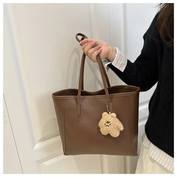 Korean Style Armpit Bag with Pom Pom Charm — feature 16