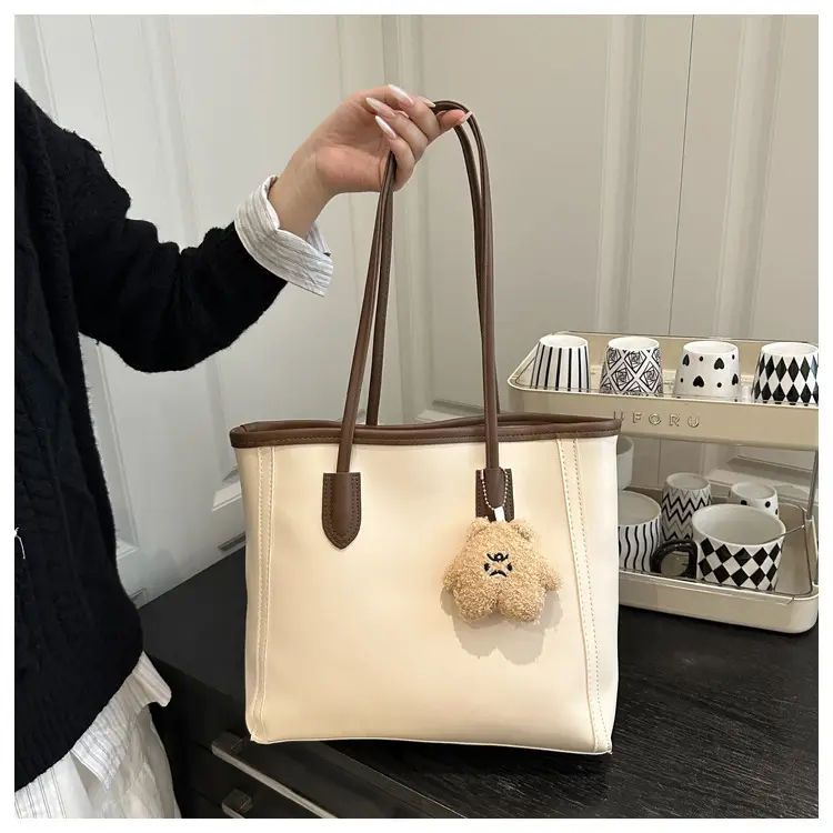 Korean Style Armpit Bag with Pom Pom Charm — feature 19