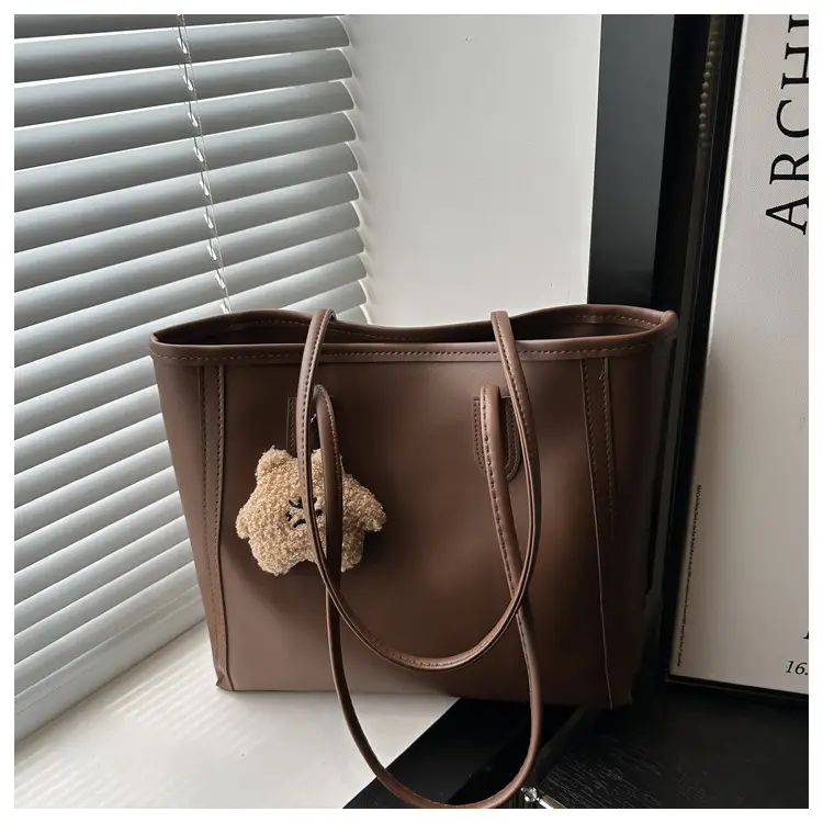 Korean Style Armpit Bag with Pom Pom Charm — feature 21