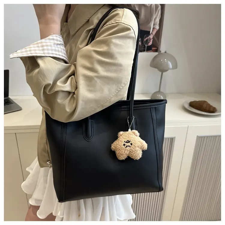 Korean Style Armpit Bag with Pom Pom Charm — feature 8