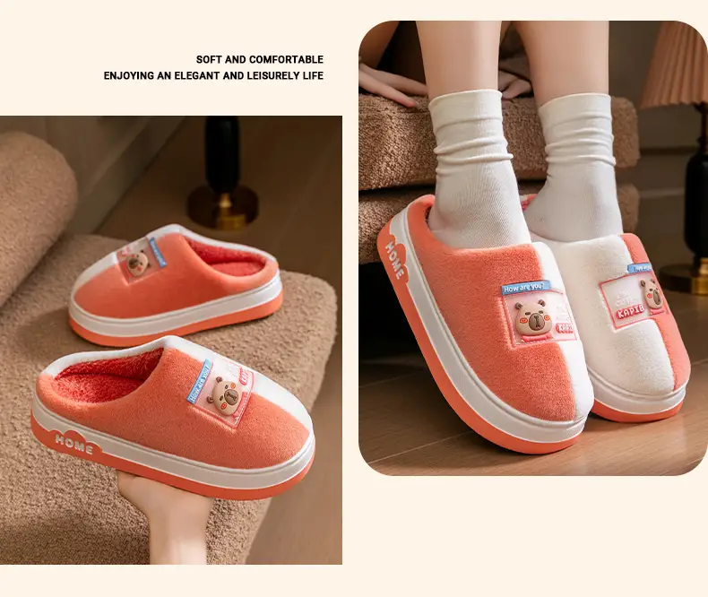 2025 New Plush Cotton Winter Slippers Women Men — feature 20