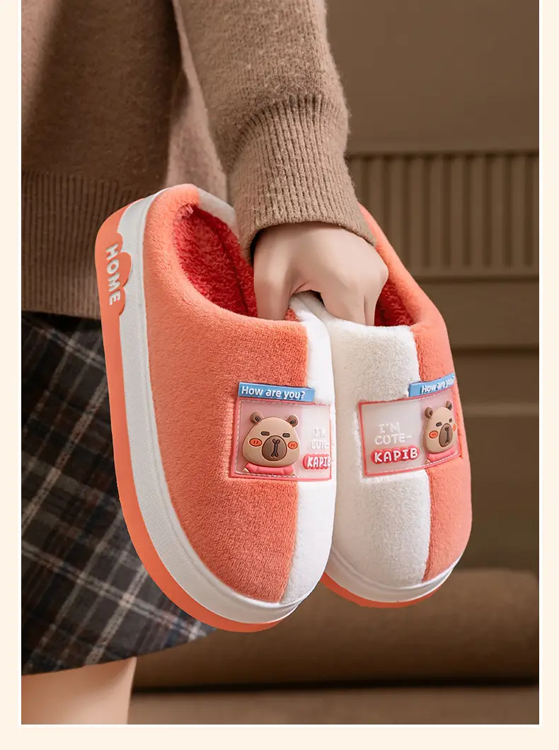 2025 New Plush Cotton Winter Slippers Women Men — feature 22