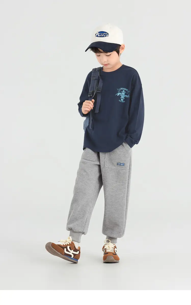 Boys Long Sleeve T-Shirt Sweatpants Set Miami Print 2025 — feature 23