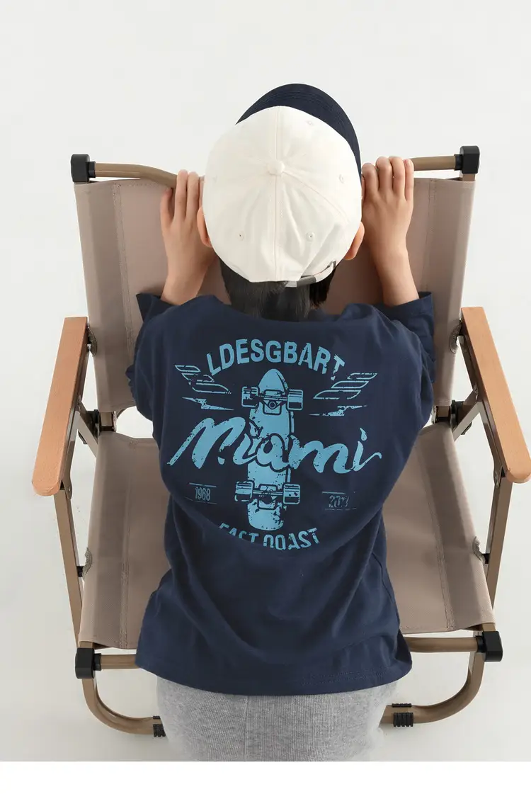 Boys Long Sleeve T-Shirt Sweatpants Set Miami Print 2025 — feature 27