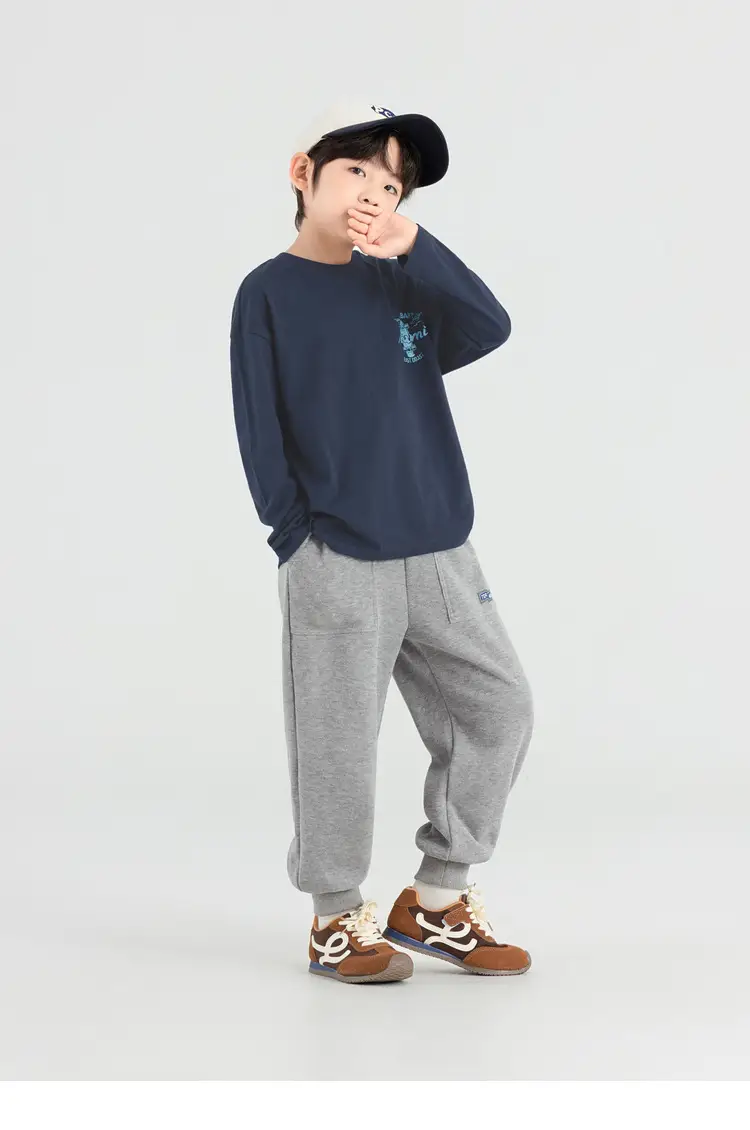 Boys Long Sleeve T-Shirt Sweatpants Set Miami Print 2025 — feature 32