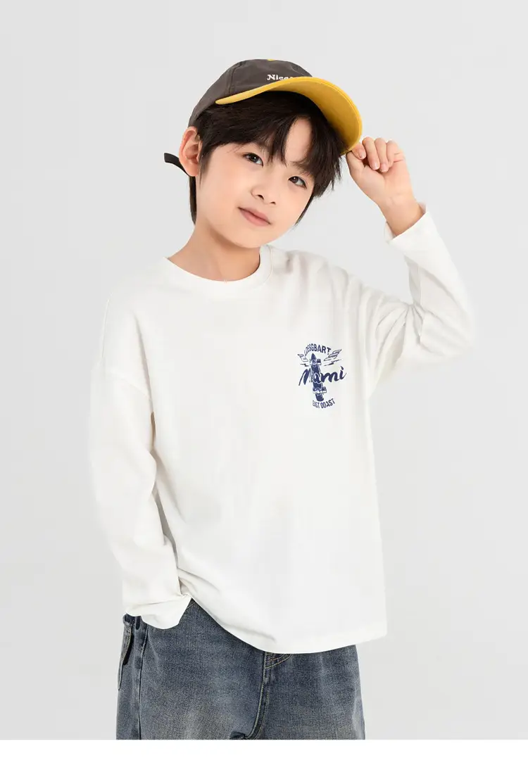 Boys Long Sleeve T-Shirt Sweatpants Set Miami Print 2025 — feature 33