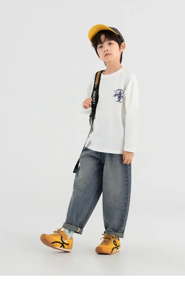 Boys Long Sleeve T-Shirt Sweatpants Set Miami Print 2025 — feature 35