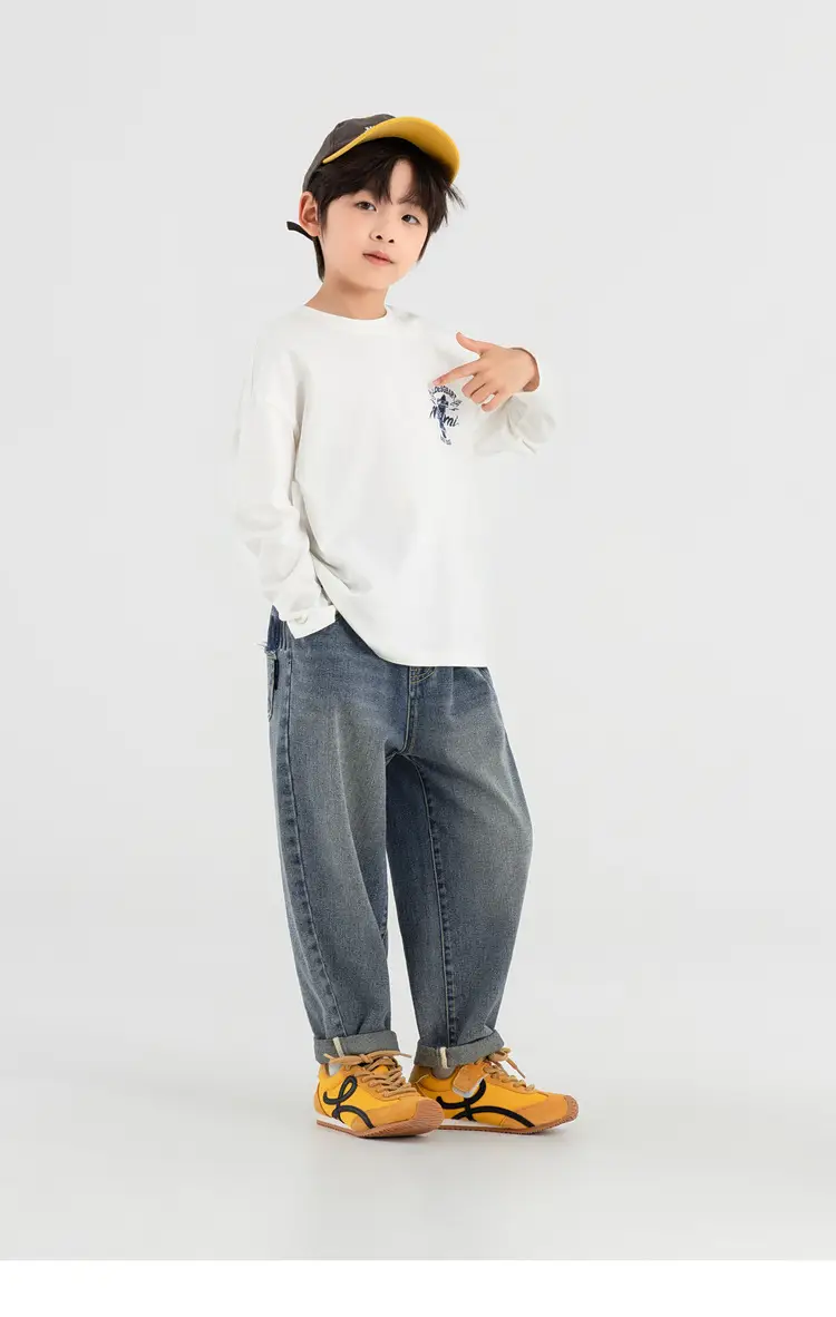 Boys Long Sleeve T-Shirt Sweatpants Set Miami Print 2025 — feature 36