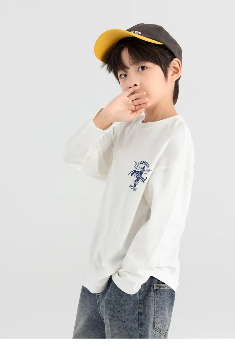 Boys Long Sleeve T-Shirt Sweatpants Set Miami Print 2025 — feature 39