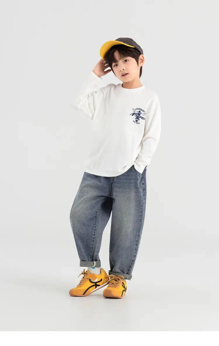 Boys Long Sleeve T-Shirt Sweatpants Set Miami Print 2025 — feature 42