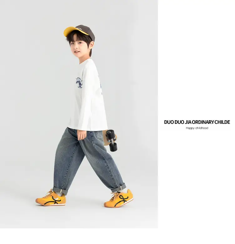 Boys Long Sleeve T-Shirt Sweatpants Set Miami Print 2025 — feature 43