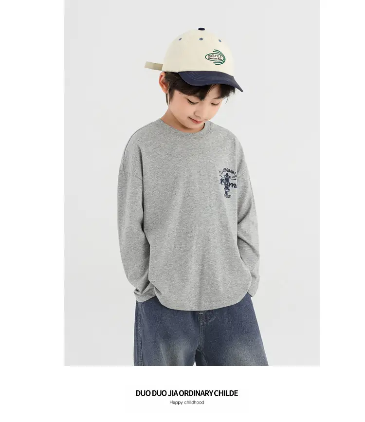 Boys Long Sleeve T-Shirt Sweatpants Set Miami Print 2025 — feature 58