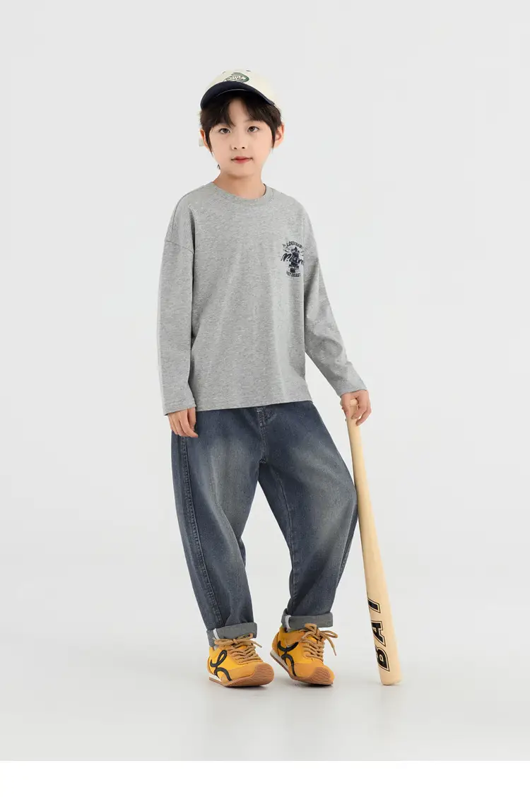 Boys Long Sleeve T-Shirt Sweatpants Set Miami Print 2025 — feature 60