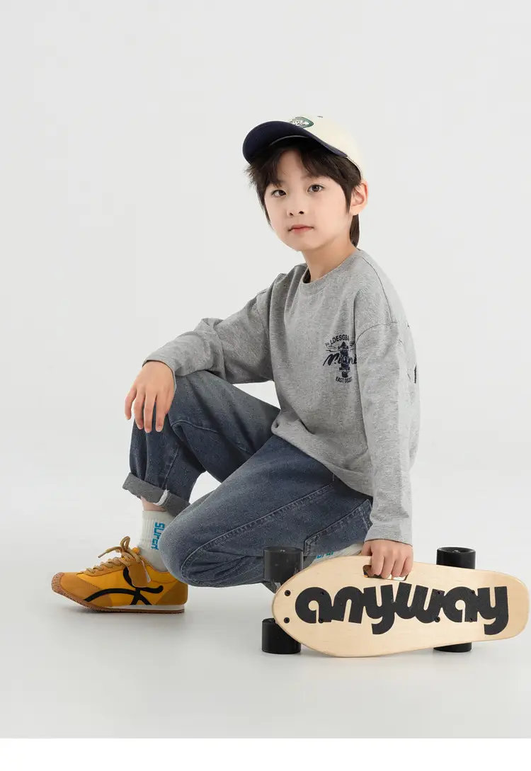 Boys Long Sleeve T-Shirt Sweatpants Set Miami Print 2025 — feature 63
