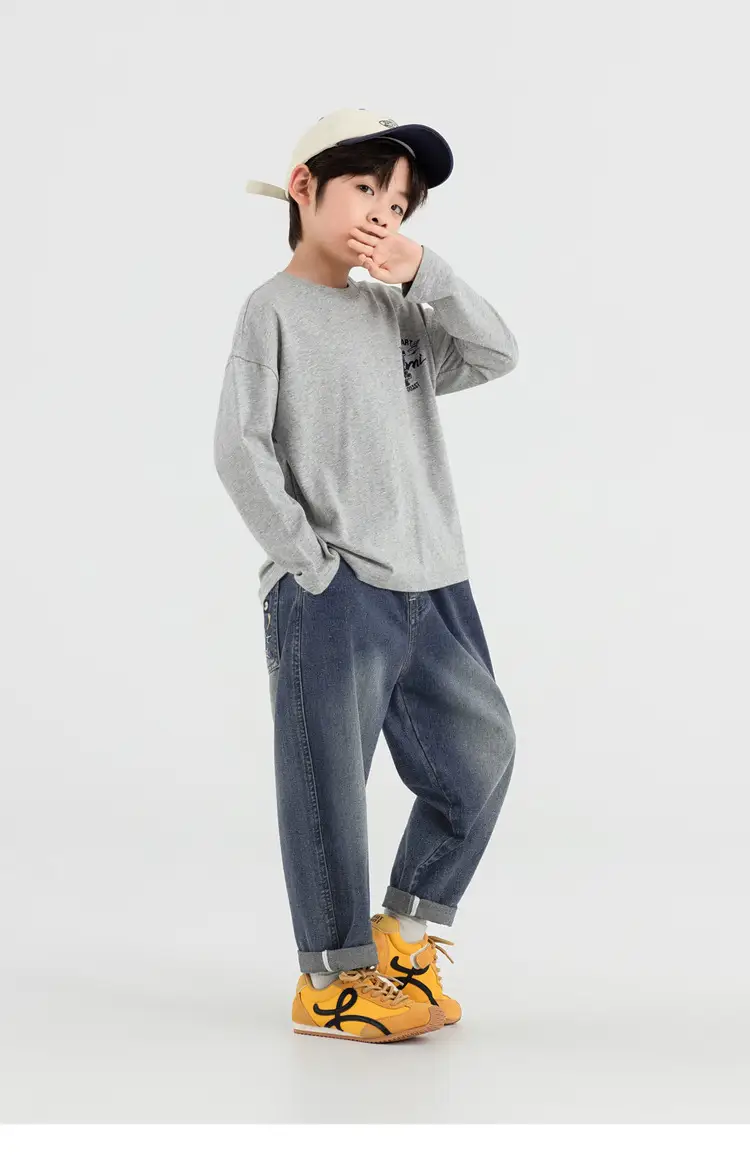Boys Long Sleeve T-Shirt Sweatpants Set Miami Print 2025 — feature 66
