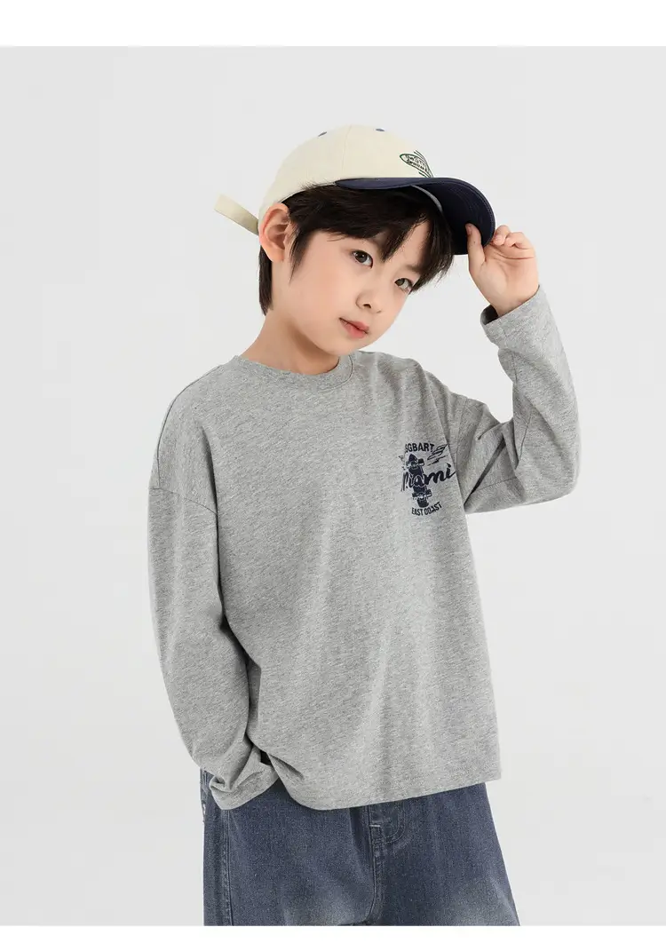 Boys Long Sleeve T-Shirt Sweatpants Set Miami Print 2025 — feature 8