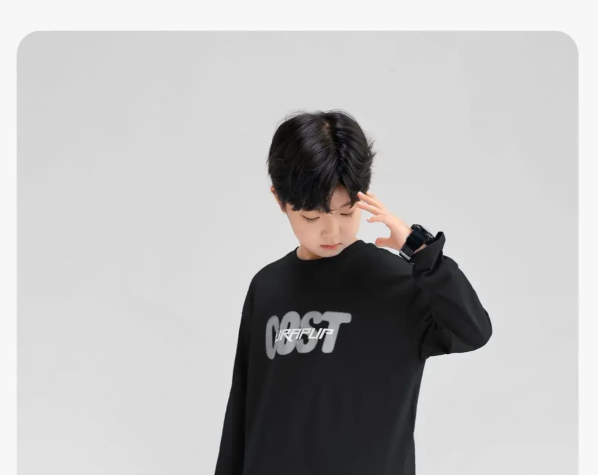 Boys' Long Sleeve Pure Cotton T-Shirt Glad Place 2026 — feature 53