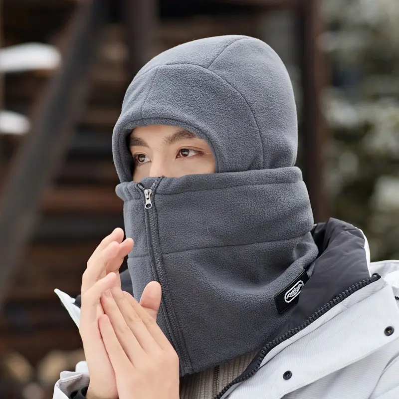 Winter Warm Hat for Women Riding Electric Bikes, Face Protection, Ear Protection, Neck Scarf, Integrated Thickeneded Lei Feng Hat, Outdoor Cold Protection Artifact — feature 43