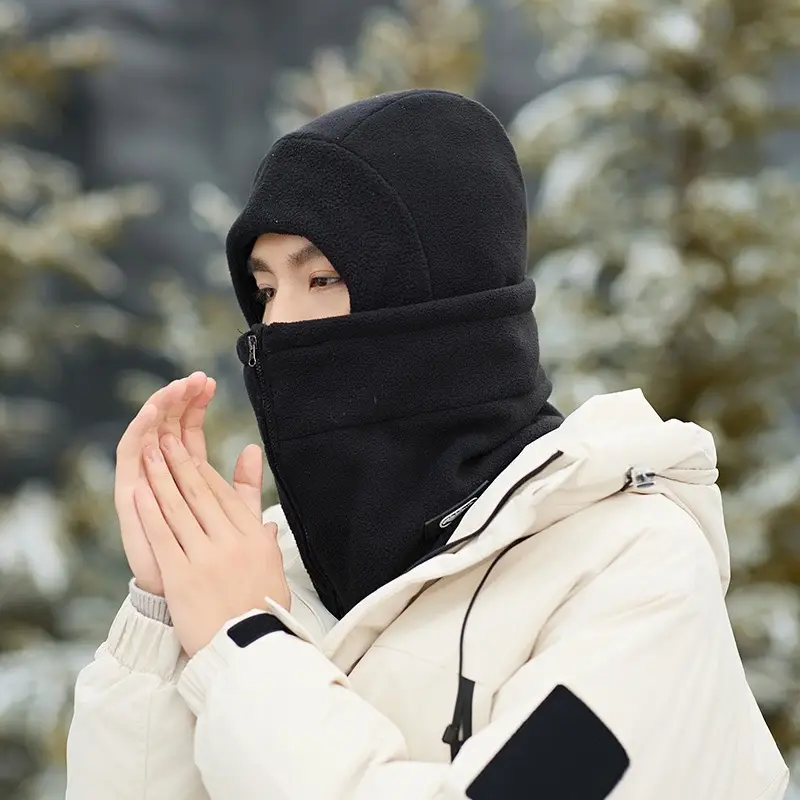 Winter Warm Hat for Women Riding Electric Bikes, Face Protection, Ear Protection, Neck Scarf, Integrated Thickeneded Lei Feng Hat, Outdoor Cold Protection Artifact — feature 46
