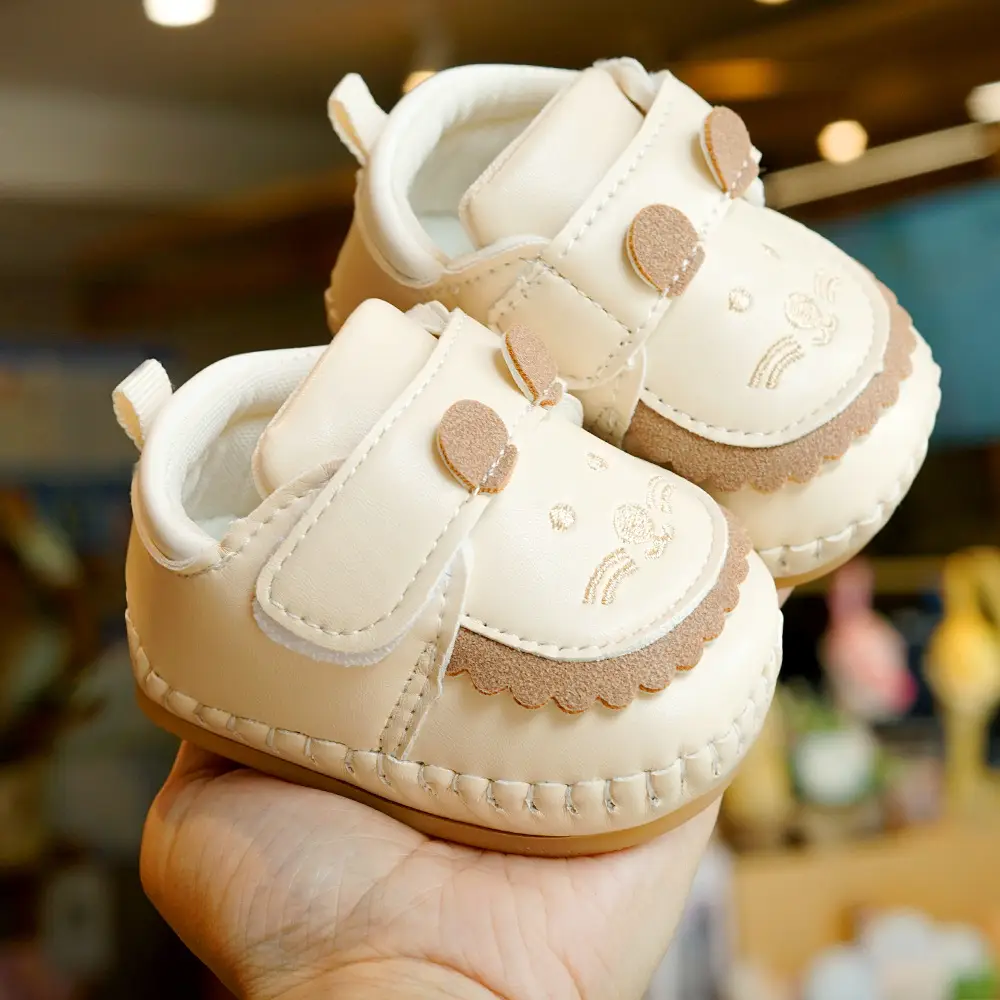 Cute Cartoon Baby Slippers Soft Sole 0-1Yr