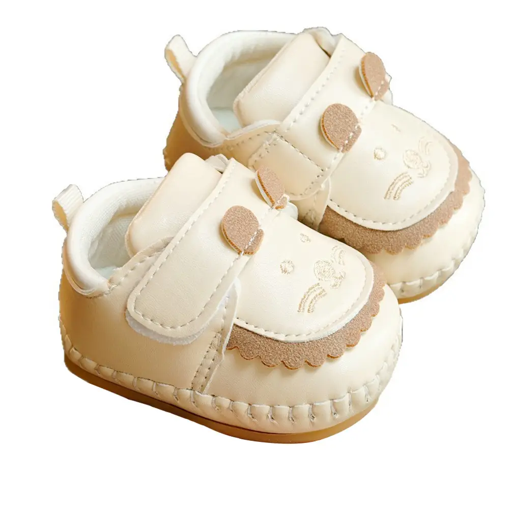 Cute Cartoon Baby Slippers Soft Sole 0-1Yr