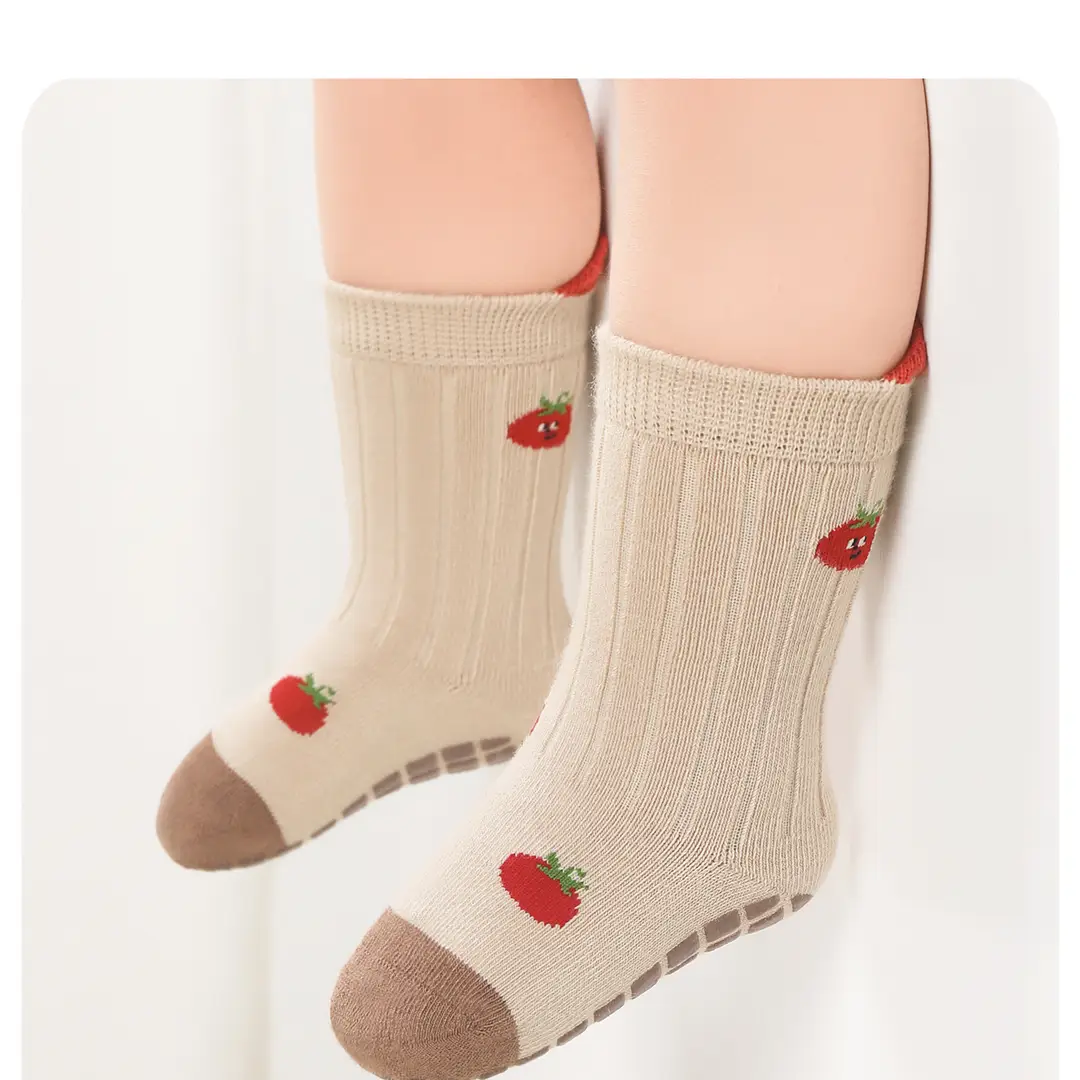 26 Autumn and Winter Seamless Baby Socks, Mid-Tube Floor Socks, Infant Socks, Class a Non-Slip Indoor Early Learning Walking Socks — feature 32