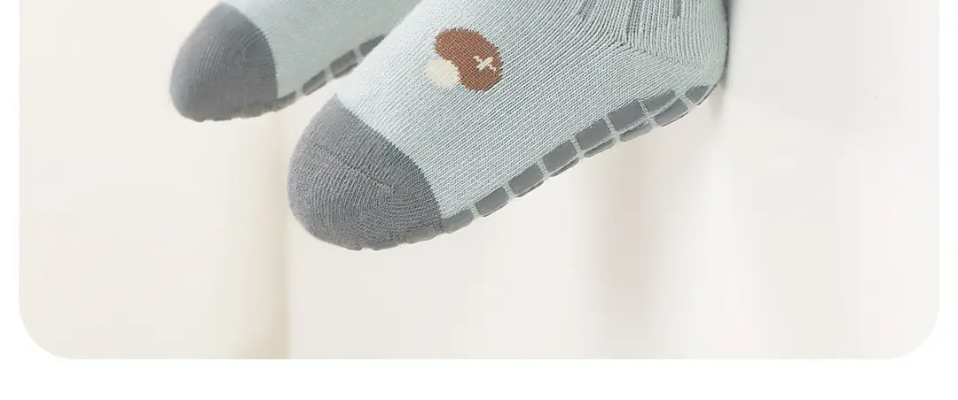 26 Autumn and Winter Seamless Baby Socks, Mid-Tube Floor Socks, Infant Socks, Class a Non-Slip Indoor Early Learning Walking Socks — feature 37