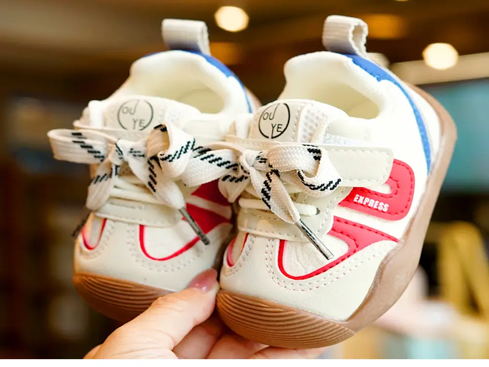 Toddler Shoes Spring & Fall New Beginner Baby Shoes 1-2 Years Old Breathable Baby Shoes Soft Sole Anti-Slip and Anti-Falling — feature 6