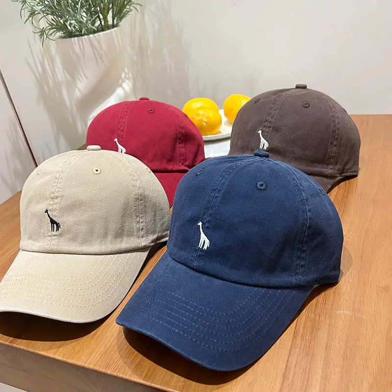 Women American Retro Duckbill Cap Pure Cotton Baseball — feature 11