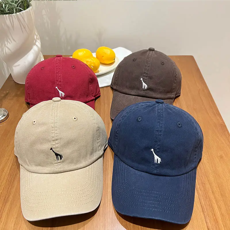 Women American Retro Duckbill Cap Pure Cotton Baseball — feature 13