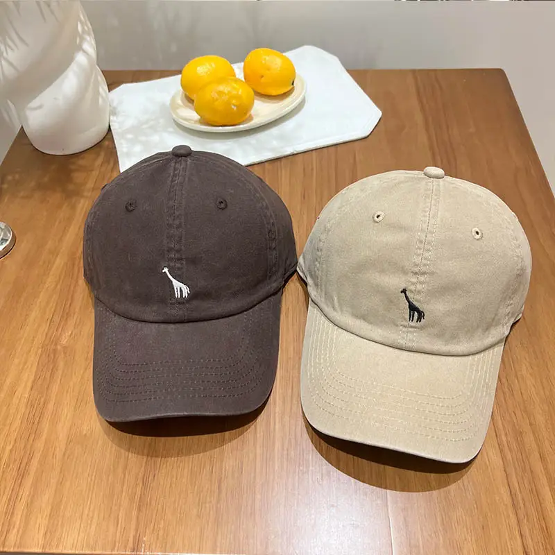 Women American Retro Duckbill Cap Pure Cotton Baseball — feature 8