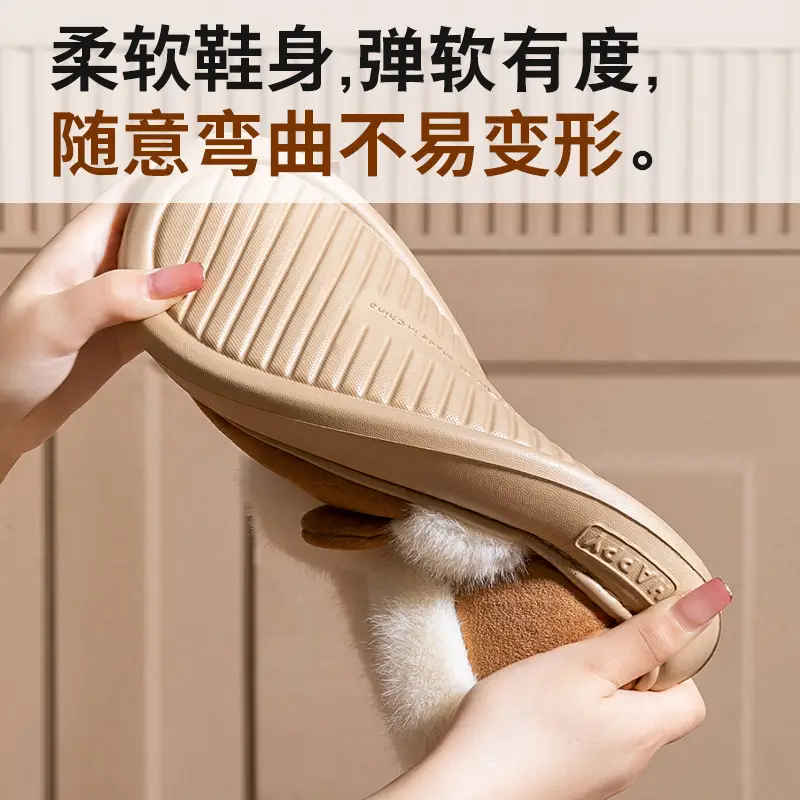 Women Winter Slippers Fleece Lined Warm 2025 - Image 10