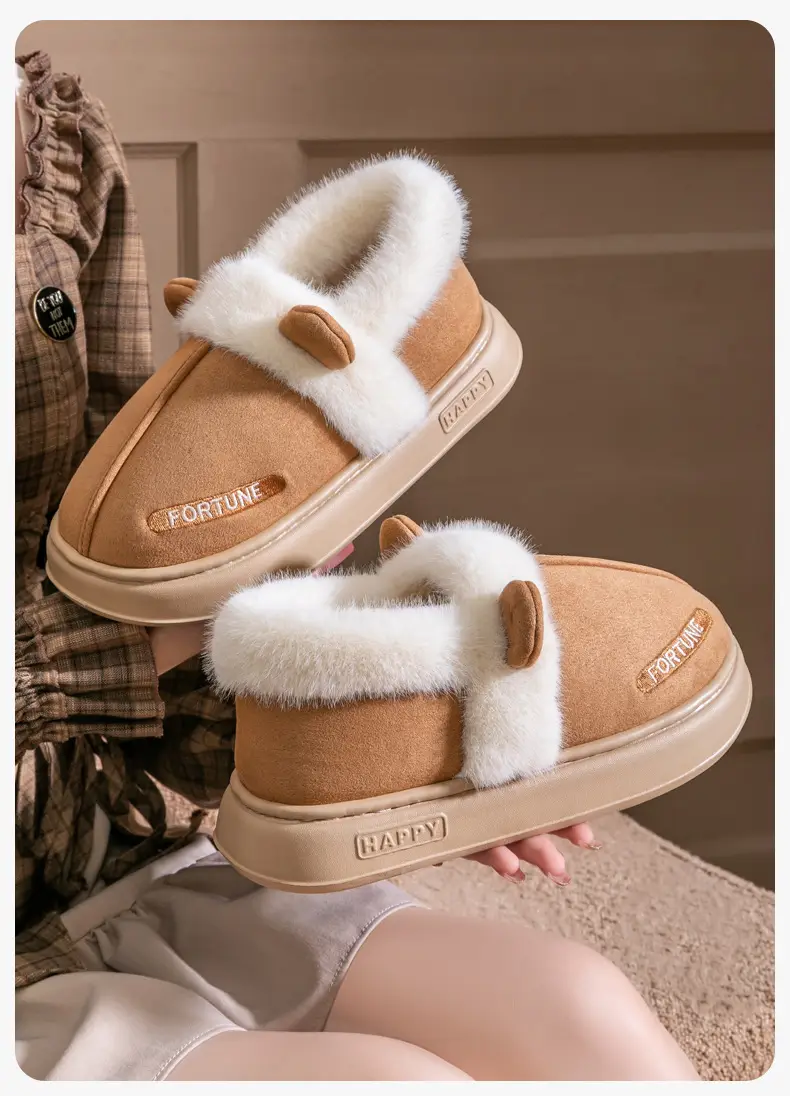Women Winter Slippers Fleece Lined Warm 2025 — feature 20