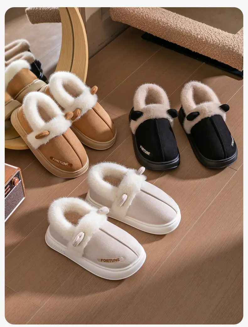 Women Winter Slippers Fleece Lined Warm 2025 — feature 23