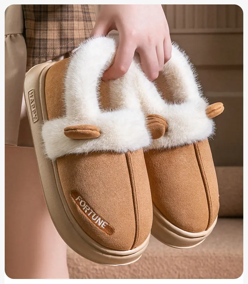 Women Winter Slippers Fleece Lined Warm 2025 — feature 6
