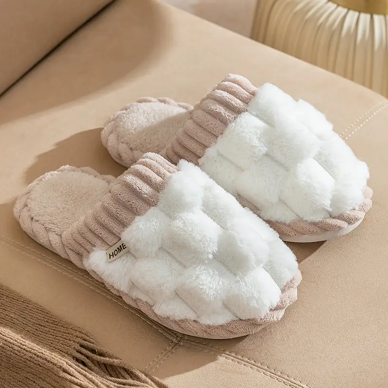 Women Winter Slippers Fleece Lined Warm 2025 - Image 4