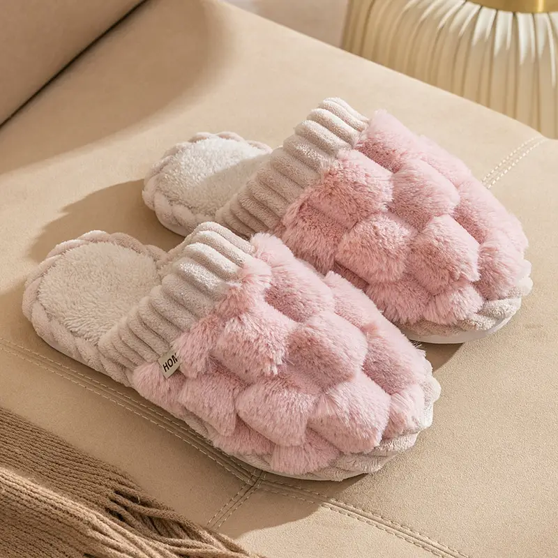 Women Winter Slippers Fleece Lined Warm 2025 - Image 5