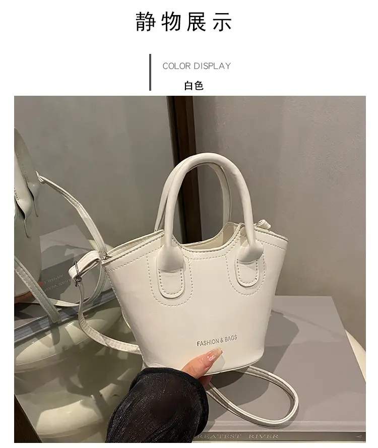 Trendy Grey Leather Bucket Bag 2025 — feature 14