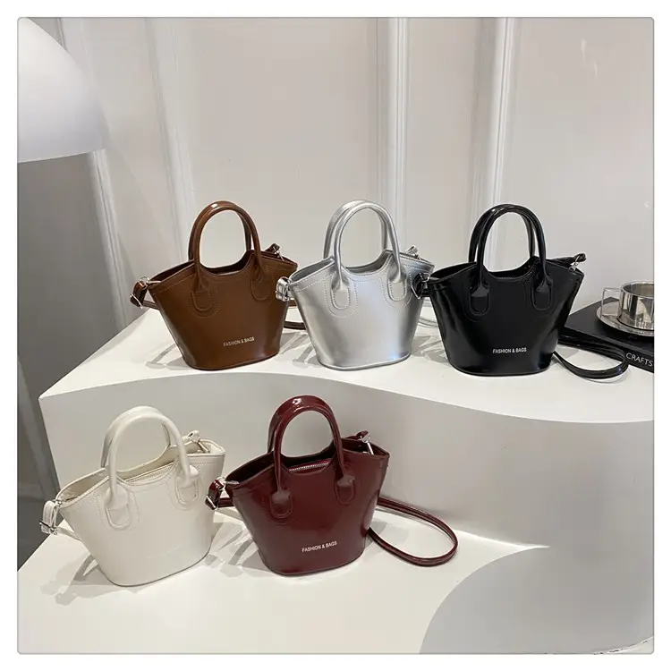 Trendy Grey Leather Bucket Bag 2025 — feature 19