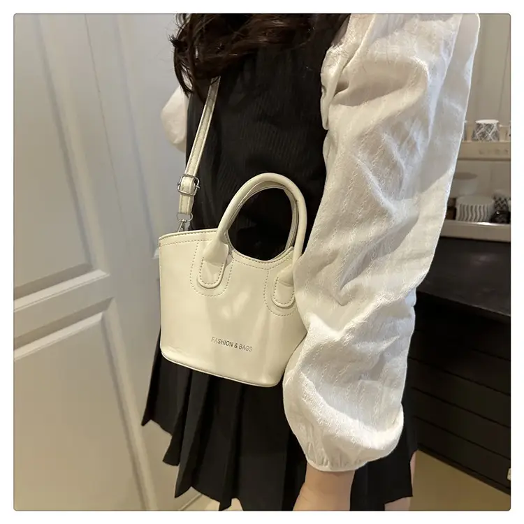 Trendy Grey Leather Bucket Bag 2025 — feature 26