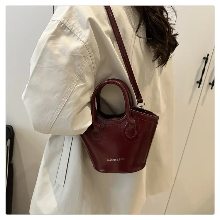 Trendy Grey Leather Bucket Bag 2025 — feature 31