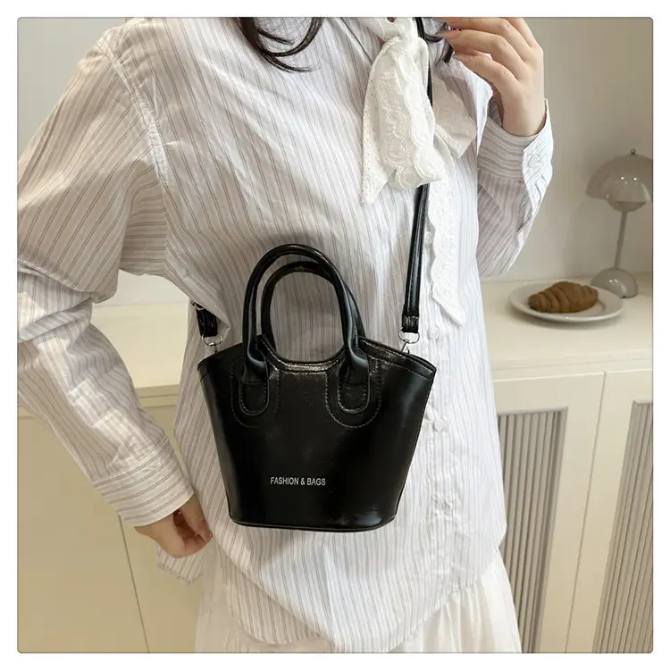 Trendy Grey Leather Bucket Bag 2025 — feature 34