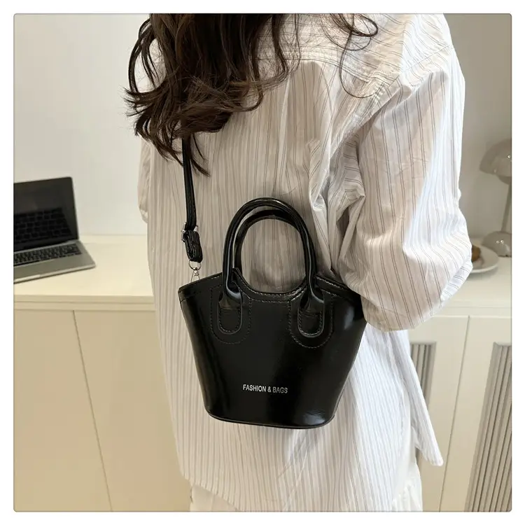 Trendy Grey Leather Bucket Bag 2025 — feature 35