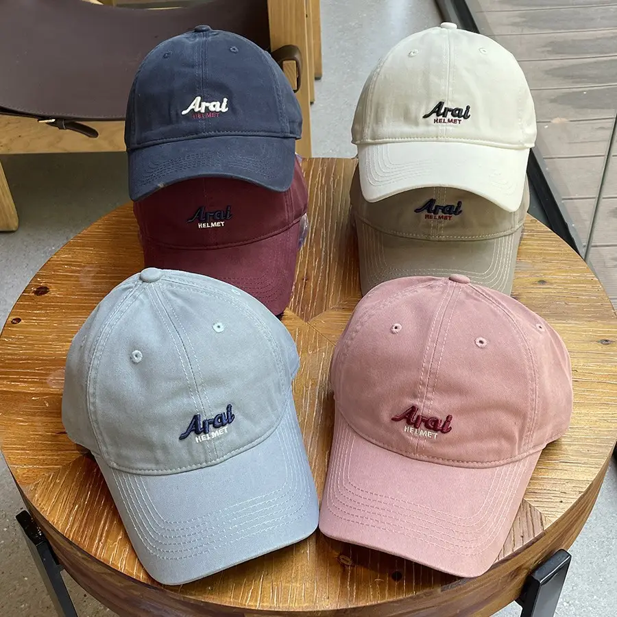 Women Arai Embroidered Pink Baseball Cap - Image 11