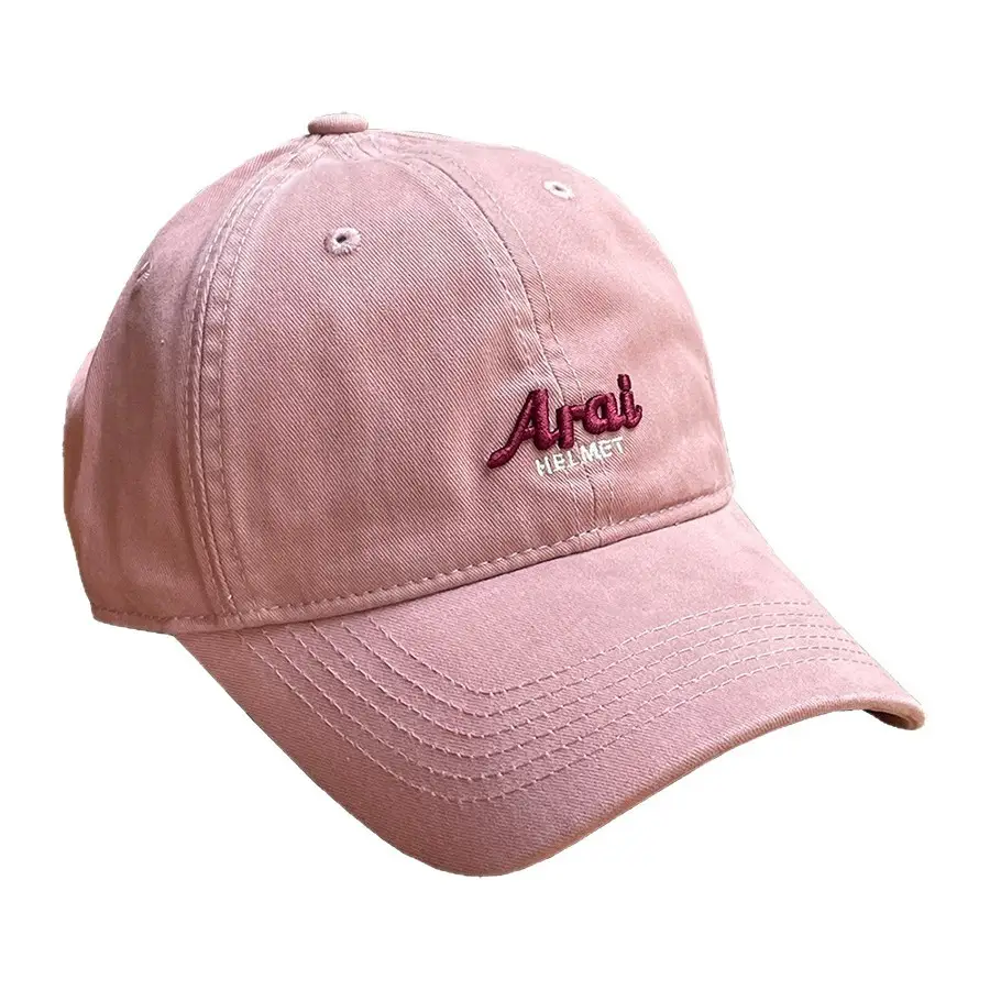 Women Arai Embroidered Pink Baseball Cap - Image 13