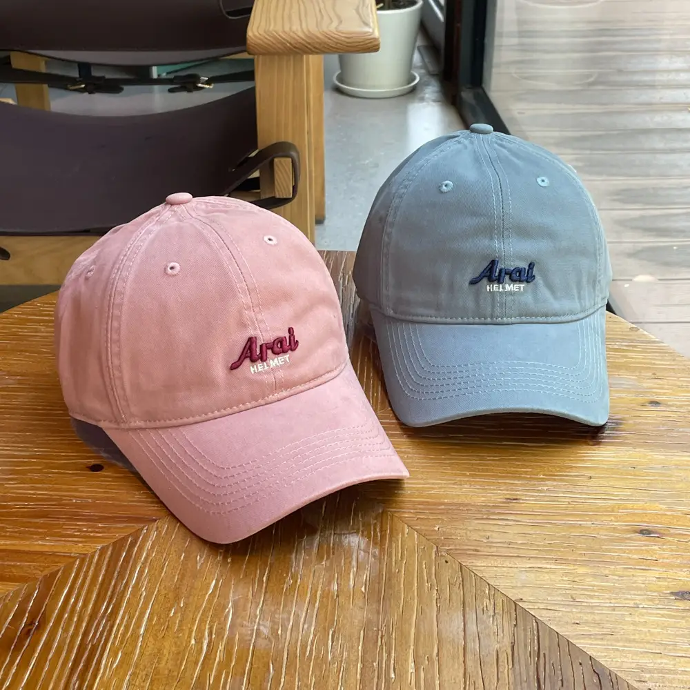 Women Arai Embroidered Pink Baseball Cap — feature 2