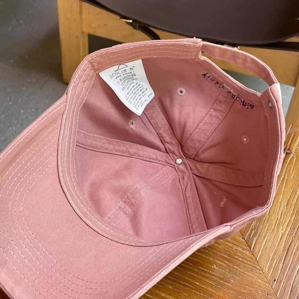 Women Arai Embroidered Pink Baseball Cap — feature 24
