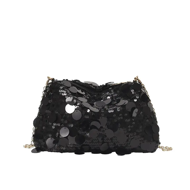 Sequin Chain Shoulder Crossbody Bag for Women 2025 - Image 8